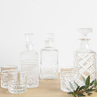 Location de brocs et carafes vintage