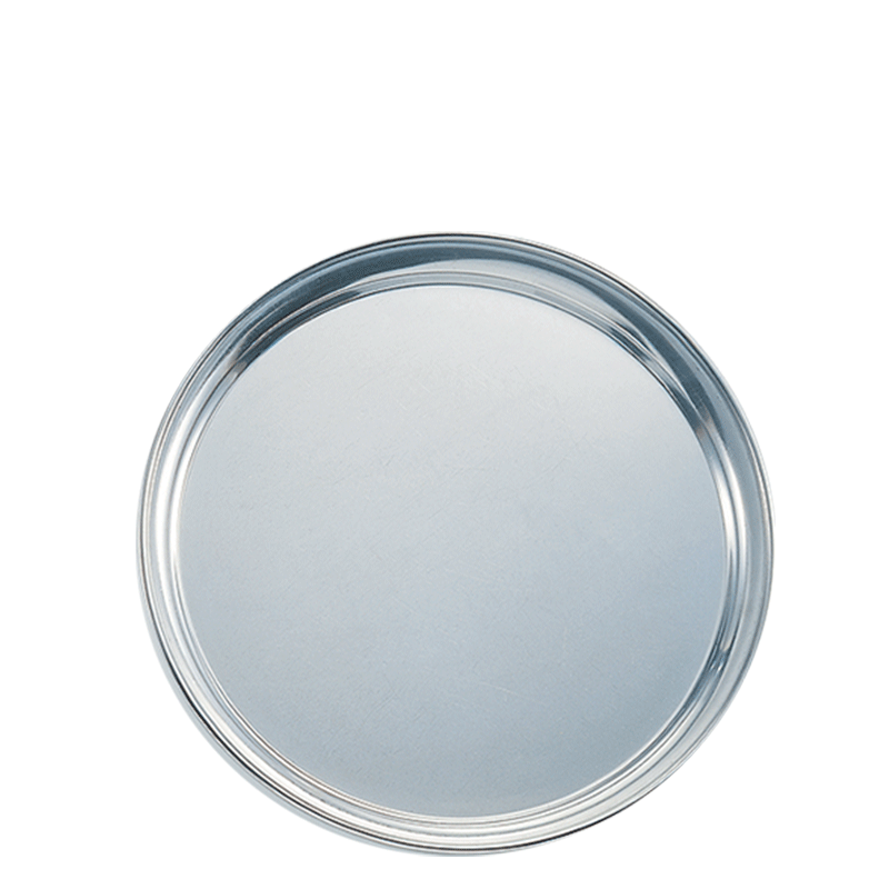 Rond dienblad inox 40 cm