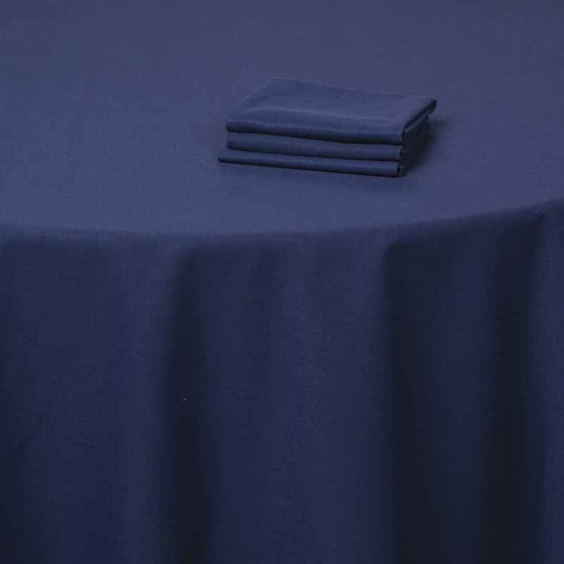 Nappe bleu marine 220 x 400 cm