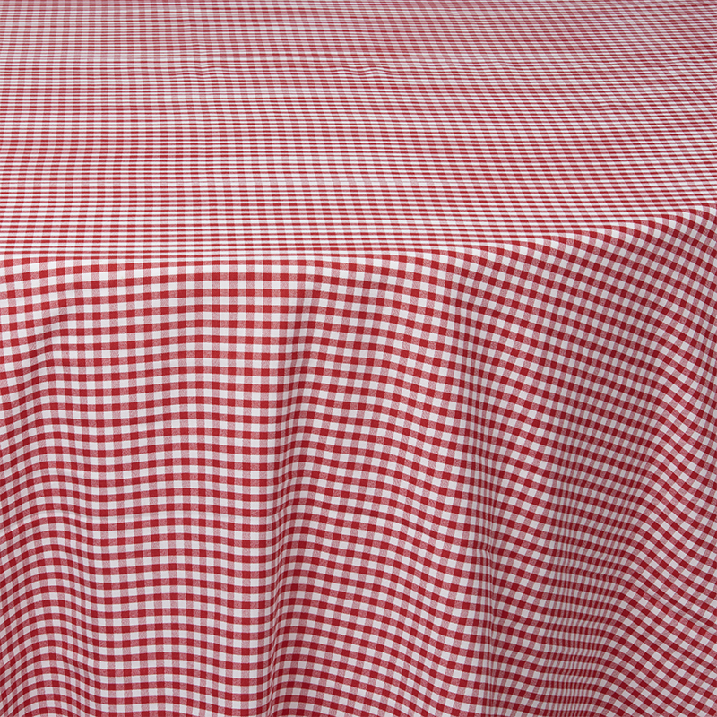 Nappe vichy rouge 150 x 150 cm