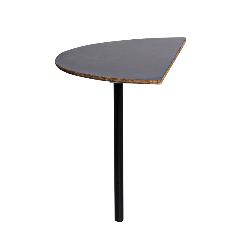 Halve maan tafel 100cm + 2 steunkrampen