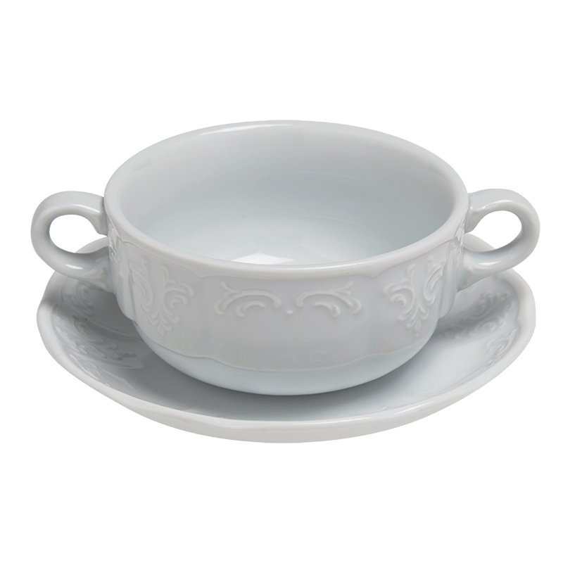 Bol à consommé 25 cl avec sous-tasse Grand Siècle
