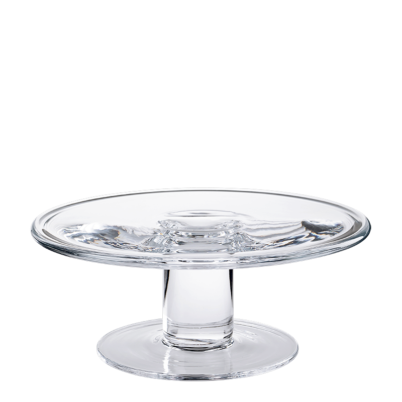 Présentoir en verre sur pied Ø 24 cm H 10 cm