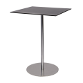 Zwarte hoge Brio tafel 75 x 75 cm H 108 cm