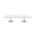 Table basse Brio blanche 180 x 75 x H 40 cm