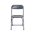 Chaise Samsonite grise pliante