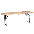 Table en pin 220 x 70 cm