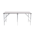 Table pliante en inox 80 x 200 cm H 90 cm