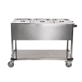 Chariot bain-marie 3 GN1/1 220 V - 2500 W
