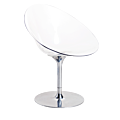 Fauteuil Eros transparent 70x62xH79 cm by Philippe Starck-Kartell