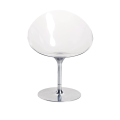 Fauteuil Eros transparent 70x62xH79 cm by Philippe Starck-Kartell