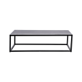 Table basse Linea noire 97 x 60 x H 27 cm