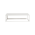 Table basse Linea blanche 97 x 60 x H 27 cm