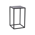 Table medium Quadra noire 40 x 40 x H 68 cm
