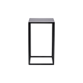 Table medium Quadra noire 40 x 40 x H 68 cm