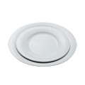 Assiette ovale 31 x 27 cm Duo