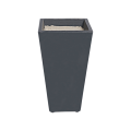 Cendrier colonne évasé anthracite H 75 cm