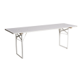 Table en pin blanche 220 x 70 cm
