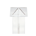 Pupitre plexi L 50 l 40 H 120 cm