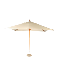 Parasol Louisiane ecru 300 x 300cm + granieten sokkel/voet Ø 50cm