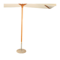 Parasol Louisiane ecru 300 x 300cm + granieten sokkel/voet Ø 50cm