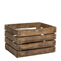 Caisse en bois Vintage 24 x 55 cm H 35 cm