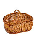 Panier Vintage en osier Ø 26/44 cm H 24/30 cm