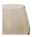 Gerookt moon beker Ø 6,5 cm H 9 cm 32 cl