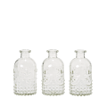 Lot de 3 vases Armoiries H 12 cm