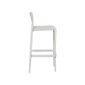 Chaise haute Sila blanche H 100 cm