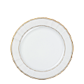 Klein bord Vintage wit en goud Ø 18-20 cm