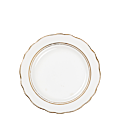 Klein bord Vintage wit en goud Ø 18-20 cm