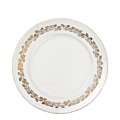 Groot bord Vintage wit en goud Ø 23-25 cm