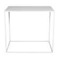 Table haute Quadra blanche 120 x 80 cm H 108 cm démontable