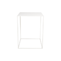 Table haute Quadra blanche 80 x 80 xH 108 cm démontable