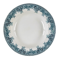 Diep bord Vintage blauw groen Ø 22-25 cm