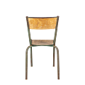 Chaise d’écolier bois acier vintage