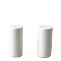 Salière porcelaine blanche Ø 3,2 cm H 6,2 cm (sel non fourni)