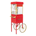 Popcornmachine op kar 56 x 42 cm H 156 cm