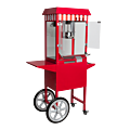 Popcornmachine op kar 56 x 42 cm H 156 cm