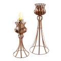 Windlicht buiten smeedijzer H 60 cm