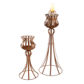 Windlicht buiten smeedijzer H 90 cm