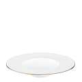 Assiette creuse Plane Filet Or Ø 27 cm bassin Ø 15 cm