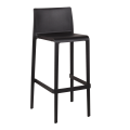 Hoge stoel Sila zwart H 100 cm