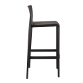Hoge stoel Sila zwart H 100 cm