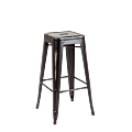 Tabouret industriel noir H 76 cm