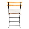 Chaise Trocadéro Wood avec galette écrue