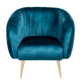 Zetel Juliette blauwgroen 78 x 84 cm H 85 cm