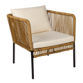 Zetel Rotin Terrasse 70 x 68 cm H 70 cm