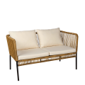 Canapé rotin Terrasse 68 x 126 cm H 70 cm